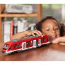 Žaislinis raudonas miesto tramvajus 46 cm | City Train | Dickie 3748002
